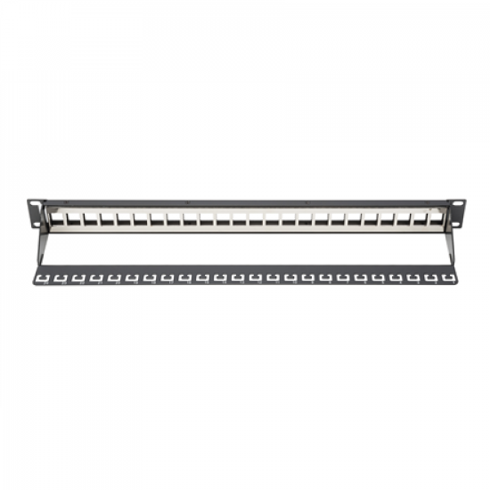 Digitus | Modular Patch Panel | DN-91411 | Black | Layout Keystone Entry: Straight; Area of application: 483 mm (19
