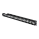 Digitus | Modular Patch Panel | DN-91411 | Black | Layout Keystone Entry: Straight; Area of application: 483 mm (19