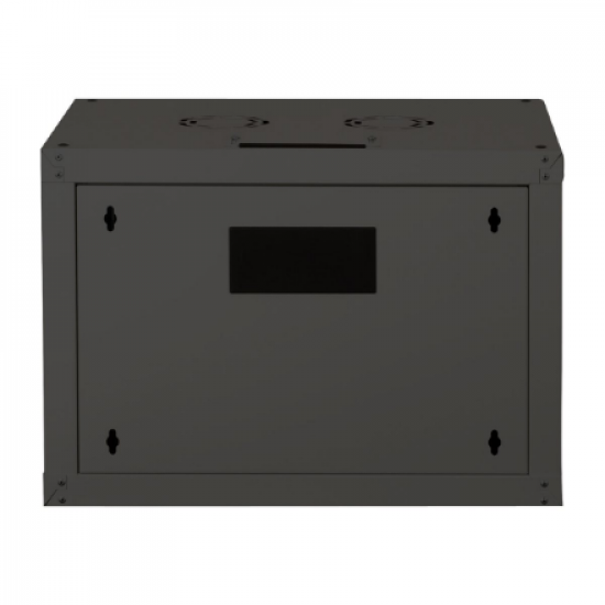 Digitus | Wall Mounting Cabinet | DN-19 07-U-SW | Black | IP protection class: IP20; Front door: Glass door, single opening; Cabinet type: Wall mounting cabinet; Equipment mounting depth min.-max.: 305-370 mm; Load capacity: 100 kg; Dimensions 420 x 600 x