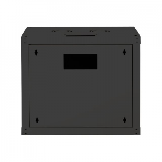 Digitus | Wall Mounting Cabinet | DN-19 09-U-SW | Black | IP protection class: IP20; Front door: Glass door, single opening; Cabinet type: Wall mounting cabinet; Equipment mounting depth min.-max.: 305-370 mm; Load capacity: 100 kg