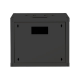 Digitus | Wall Mounting Cabinet | DN-19 09-U-SW | Black | IP protection class: IP20; Front door: Glass door, single opening; Cabinet type: Wall mounting cabinet; Equipment mounting depth min.-max.: 305-370 mm; Load capacity: 100 kg