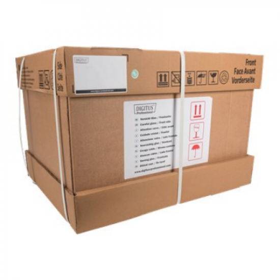 Digitus | Wall Mounting Cabinet | DN-19 09-U-SW | Black | IP protection class: IP20; Front door: Glass door, single opening; Cabinet type: Wall mounting cabinet; Equipment mounting depth min.-max.: 305-370 mm; Load capacity: 100 kg