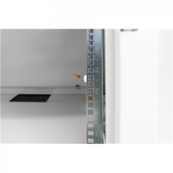 Digitus | Wall Mounting Cabinet | DN-19 12-U | Grey | IP protection class: IP20; Front door: Glass door, single opening; Cabinet type: Wall mounting cabinet; Equipment mounting depth min.-max.: 305-370 mm; Load capacity: 100 kg