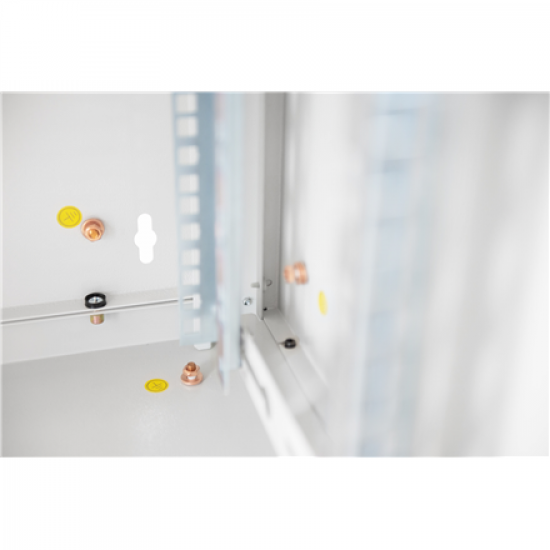 Digitus | Wall Mounting Cabinet | DN-19 12-U | Grey | IP protection class: IP20; Front door: Glass door, single opening; Cabinet type: Wall mounting cabinet; Equipment mounting depth min.-max.: 305-370 mm; Load capacity: 100 kg