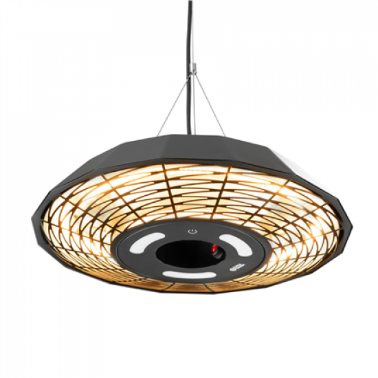 TunaBone | Electric Ceiling Infrared Patio Heater | TB2068C-01 | Patio heater | 2000 W | Number of power levels 1 | Suitable for rooms up to 20 m² | Black | IP45