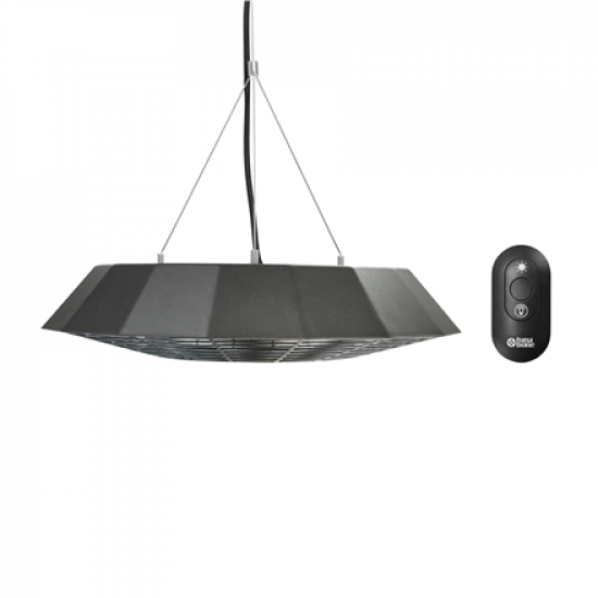 TunaBone | Electric Ceiling Infrared Patio Heater | TB2068C-01 | Patio heater | 2000 W | Number of power levels 1 | Suitable for rooms up to 20 m² | Black | IP45