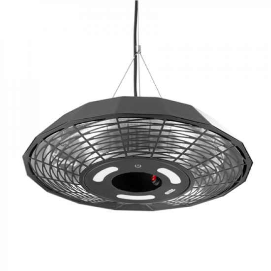 TunaBone | Electric Ceiling Infrared Patio Heater | TB2068C-01 | Patio heater | 2000 W | Number of power levels 1 | Suitable for rooms up to 20 m² | Black | IP45