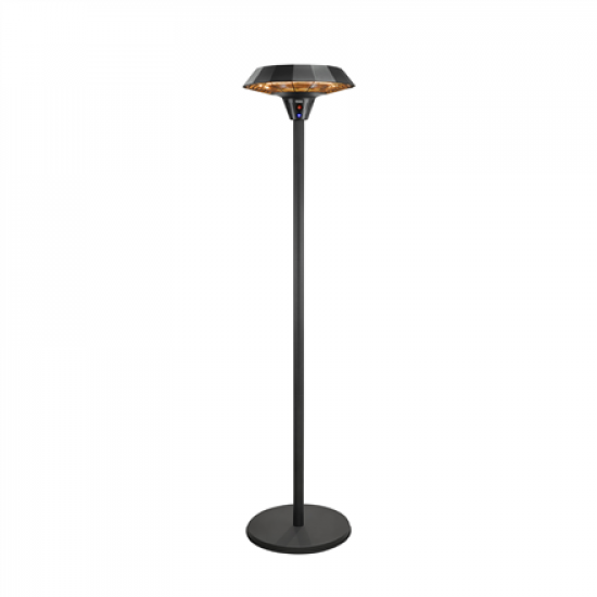 TunaBone | Electric Standing Infrared Patio Heater | TB2068S-01 | Patio heater | 2000 W | Number of power levels 3 | Suitable for rooms up to 20 m² | Black | IP45