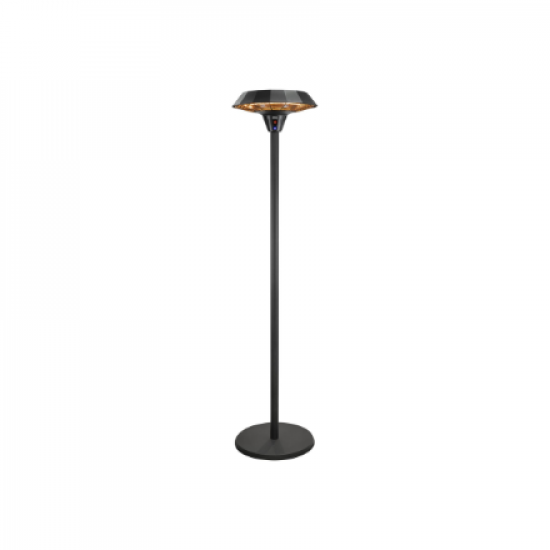 TunaBone | Electric Standing Infrared Patio Heater | TB2068S-01 | Patio heater | 2000 W | Number of power levels 3 | Suitable for rooms up to 20 m² | Black | IP45