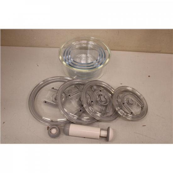 SALE OUT.  | Caso | Vacuum freshness containers round | 01187 | Set of 4 | DOES NOT HOLD IS THE VACUUM
