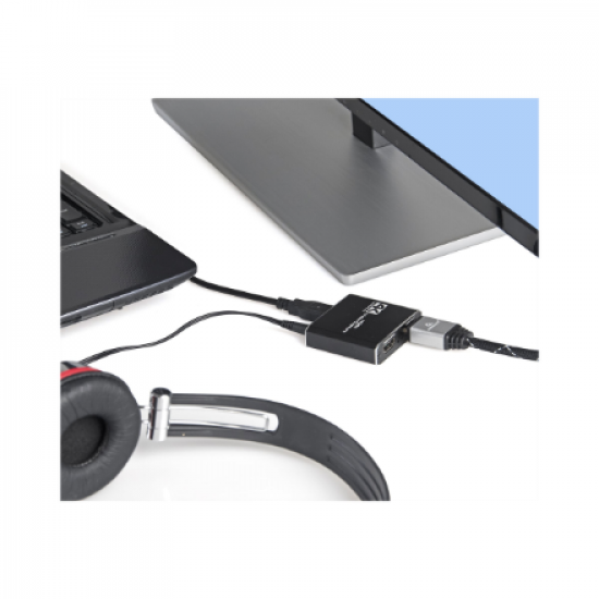 Gembird | USB HDMI grabber, 4K, pass-through HDMI | UHG-4K2-01