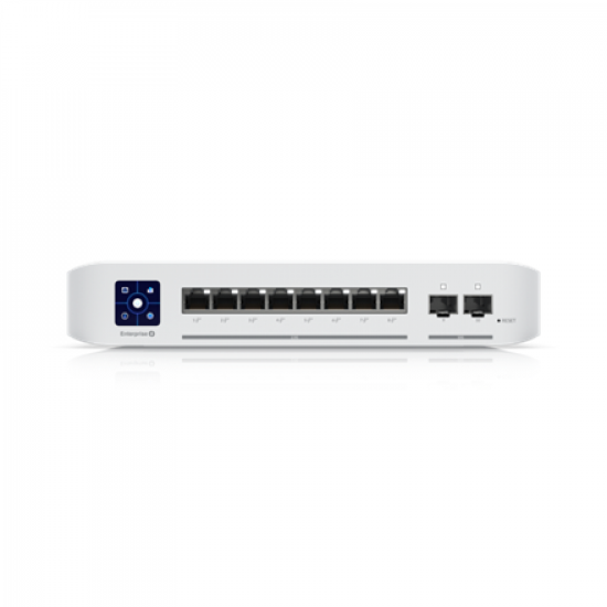 Ubiquiti | Switch Enterprise 8 PoE | USW-Enterprise-8-PoE | Managed L3 | Desktop | Gigabit Ethernet (copper) ports quantity SMB Layer 3* PoE | SFP ports quantity 0 | SFP+ ports quantity 2 | Power supply type AC/DC, Internal, 150W