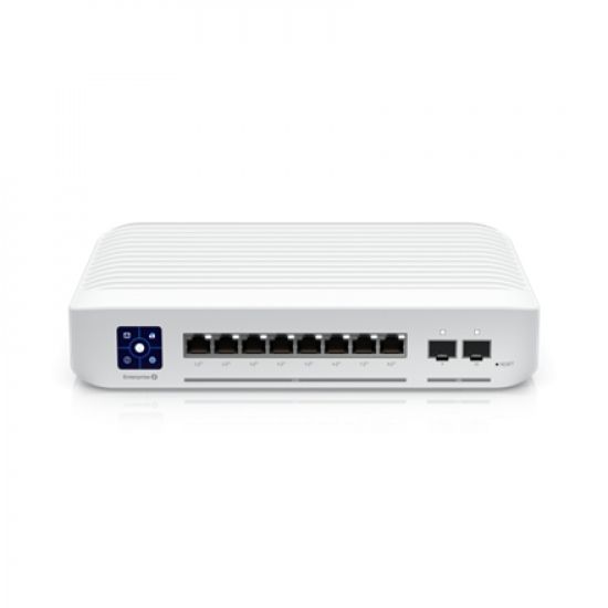 Ubiquiti | Switch Enterprise 8 PoE | USW-Enterprise-8-PoE | Managed L3 | Desktop | Gigabit Ethernet (copper) ports quantity SMB Layer 3* PoE | SFP ports quantity 0 | SFP+ ports quantity 2 | Power supply type AC/DC, Internal, 150W