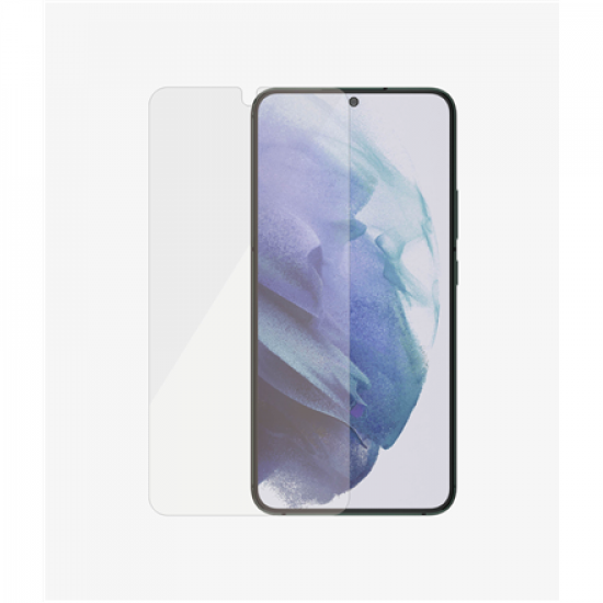 PanzerGlass | Samsung | Galaxy S22+ | Tempered glass | Transparent | Case friendly. Compatible with ultrasonic fingerprint sensor. 100 % touch sensitivity. Antibacterial (ISO 22196 certified & JIS 22810 approved) | Screen Protector