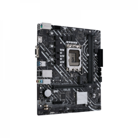 Asus | PRIME H610M-K D4 | Processor family Intel | Processor socket  LGA1700 | DDR4 DIMM | Memory slots 2 | Supported hard disk drive interfaces SATA, M.2 | Number of SATA connectors 4 | Chipset Intel H610 | mATX