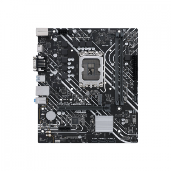 Asus | PRIME H610M-D D4 | Processor family Intel | Processor socket  LGA1700 | DDR4 DIMM | Memory slots 2 | Supported hard disk drive interfaces SATA, M.2 | Number of SATA connectors 4 | Chipset Intel H610 | mATX