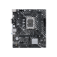 Asus | PRIME H610M-D D4 | Processor family Intel | Processor socket  LGA1700 | DDR4 DIMM | Memory slots 2 | Supported hard disk drive interfaces SATA, M.2 | Number of SATA connectors 4 | Chipset Intel H610 | mATX