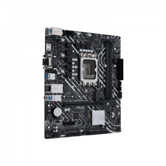 Asus | PRIME H610M-D D4 | Processor family Intel | Processor socket  LGA1700 | DDR4 DIMM | Memory slots 2 | Supported hard disk drive interfaces SATA, M.2 | Number of SATA connectors 4 | Chipset Intel H610 | mATX