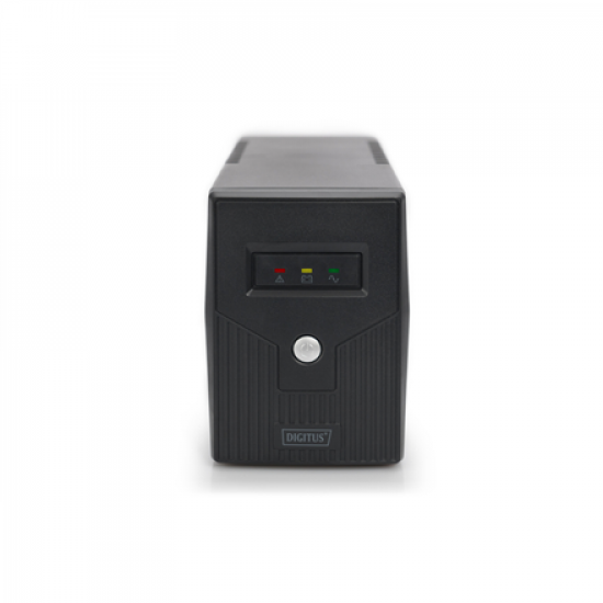 Digitus | Line-Interactive UPS | Line-Interactive UPS DN-170063, 600VA, 360W, 1x 12V/7Ah battery, 2x CEE 7/7 outlet, 2x RJ-11, 1x USB 2.0 type B, LED, Simulated Sine Wave, 298x101x142mm, 4.35kg | 600 VA | 360 W