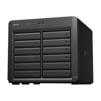 Synology | Tower NAS Expansion Unit | DX1222 | Up to 12 HDD/SSD Hot-Swap (drives not included) | AC 100-240V, 50/60 Hz