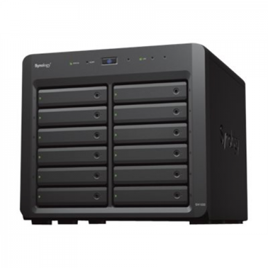 Synology | Tower NAS Expansion Unit | DX1222 | Up to 12 HDD/SSD Hot-Swap (drives not included) | AC 100-240V, 50/60 Hz