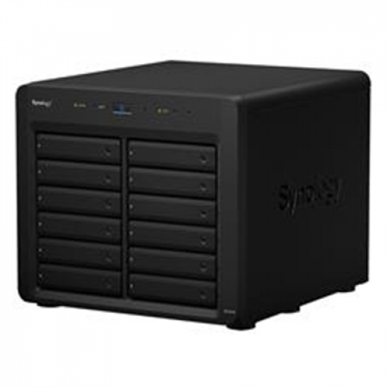 Synology | Tower NAS Expansion Unit | DX1222 | Up to 12 HDD/SSD Hot-Swap (drives not included) | AC 100-240V, 50/60 Hz