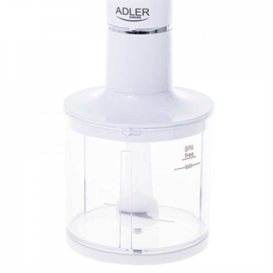 Adler | Hand blender set | AD 4620 | Hand Blender | 800 W | Number of speeds 2 | Chopper | White