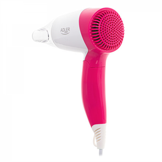 Adler | Hair Dryer | AD 2259 | 1200 W | Number of temperature settings 2 | White/Pink