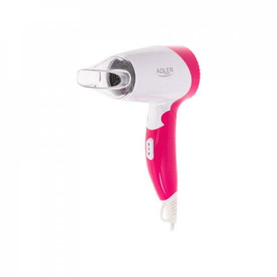 Adler | Hair Dryer | AD 2259 | 1200 W | Number of temperature settings 2 | White/Pink