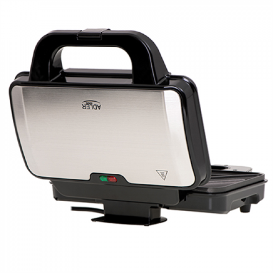 Adler | Sandwich maker | AD 3043 | 900 W | Number of plates 1 | Number of pastry 2 | Black