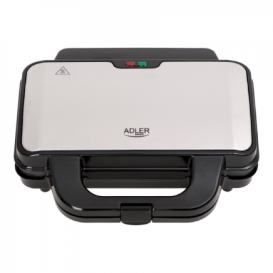 Adler | Sandwich maker | AD 3043 | 900 W | Number of plates 1 | Number of pastry 2 | Black