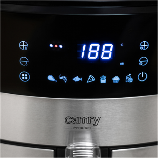 Camry | Airfryer Oven | CR 6311 | Power 1700 W | Capacity 5 L | Stainless steel/Black