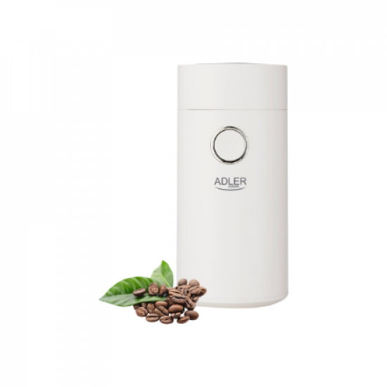 Adler | Coffee Mill | AD 4446ws | 150 W | Coffee beans capacity 75 g | White