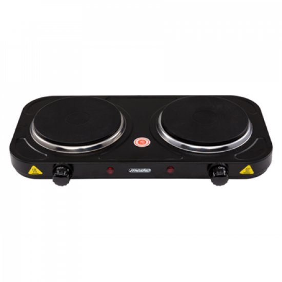 Mesko | Electric stove | MS 6509 | Number of burners/cooking zones 2 | Black | Electric