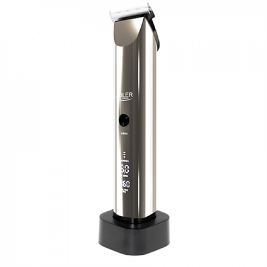 Adler | Hair Clipper | AD 2834 | Cordless or corded | Number of length steps 4 | Silver/Black