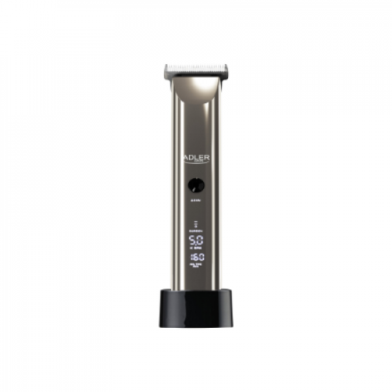 Adler | Hair Clipper | AD 2834 | Cordless or corded | Number of length steps 4 | Silver/Black