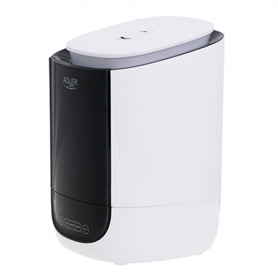 Adler | Air Humidifier | AD 7966 | 35 m³ | 25 W | Water tank capacity 4.6 L | Ultrasonic | Humidification capacity 280 ml/hr | White/Black