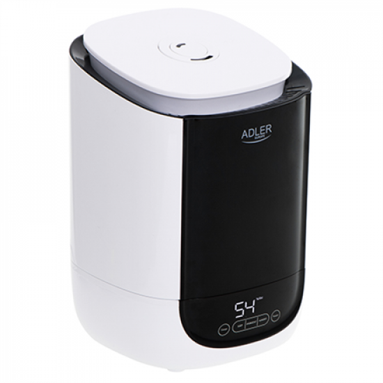 Adler | Air Humidifier | AD 7966 | 35 m³ | 25 W | Water tank capacity 4.6 L | Ultrasonic | Humidification capacity 280 ml/hr | White/Black