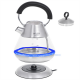 Adler | Kettle | AD 1282 | Electric | 1850 W | 1.5 L | Glass/Stainless steel | 360° rotational base | Inox