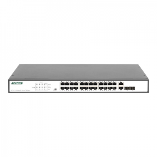 Digitus | Fast Ethernet PoE Switch 24-port PoE + 2 Combo, 370W PoE | DN-95343 | Unmanaged | Desktop | Power supply type Internal