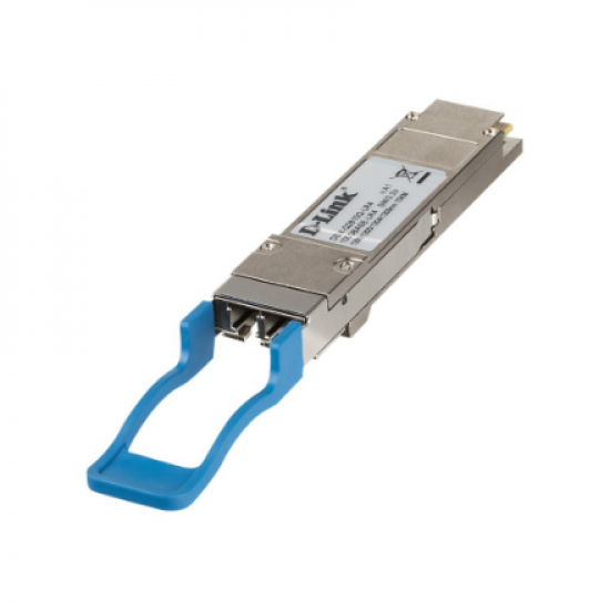 D-Link | Multi-mode Transceiver | DEM-Q2810Q-LR4 | QSFP28 Connector | 100000 Mbit/s | Wavelength 1295.56 nm; 1300.05 nm; 1304.58 nm; 1309.14 nm | Maximum transfer distance 10000 m
