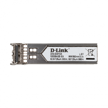 D-Link | Multi-mode Transceiver | DIS-S301SX | Duplex LC Connector | Wavelength 850 nm | Maximum transfer distance 550 m
