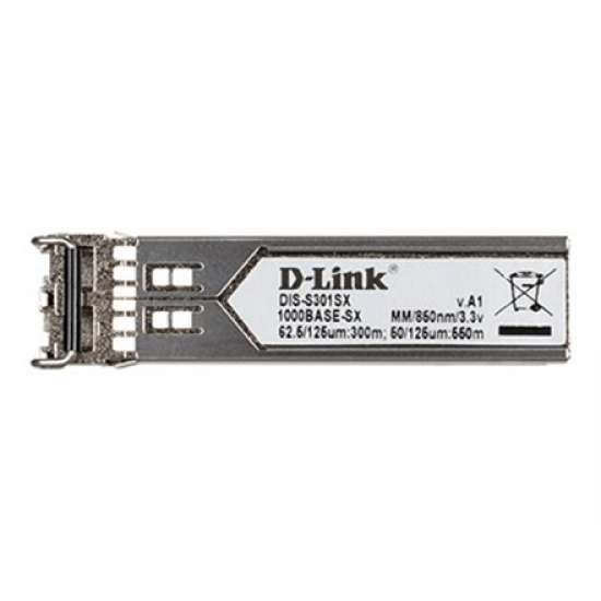 D-Link | Multi-mode Transceiver | DIS-S301SX | Duplex LC Connector | Wavelength 850 nm | Maximum transfer distance 550 m