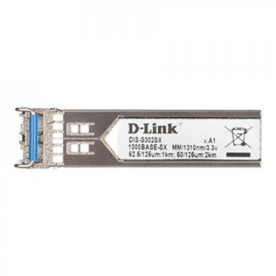 D-Link | Multi-mode Transceiver | DIS-S302SX | Duplex LC Connector | Wavelength 1310 nm | Maximum transfer distance 2000 m