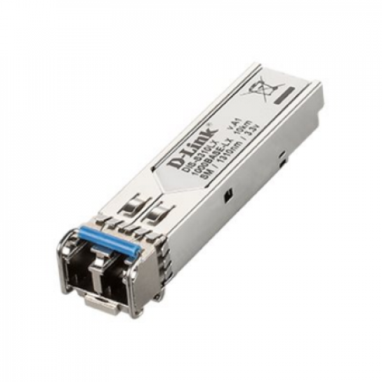 D-Link | Single-mode Transceiver | DIS-S310LX | 9/125 SMF (Single-Mode Fiber) | Duplex LC Connector | 1250 Mbit/s | Wavelength 1310 nm | Maximum transfer distance 10000 m