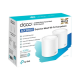 Whole Home Mesh Wi-Fi 6 System | Deco X50 (2-pack) | 802.11ax | 574+2402 Mbit/s | Ethernet LAN (RJ-45) ports 3 | Mesh Support Yes | MU-MiMO Yes | No mobile broadband | Antenna type Internal
