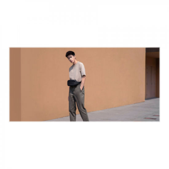 Sports Fanny Pack | BHR5226GL | Black | Polyester with Polyurethane Coating | YKK Zipper with water resistance