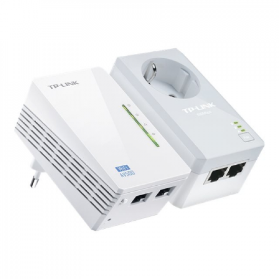 TP-LINK | AV600 Powerline Wi-Fi Kit | TL-WPA4226 KIT | 10/100 Mbit/s | Ethernet LAN (RJ-45) ports 4 | 802.11n | Wi-Fi data rate (max) 300 Mbit/s | Data transfer rate (max) 600 Mbit/s | Extra socket
