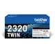 Brother TN2320 | TWIN-pack toner | Black
