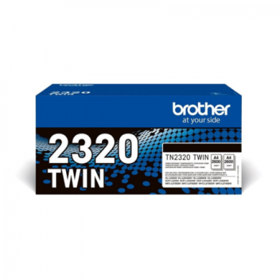 Brother TN2320 | TWIN-pack toner | Black